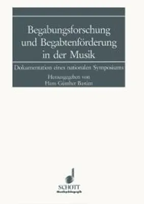 Produktbild von Begabungsforschung und Begabtenförderung in der Musik