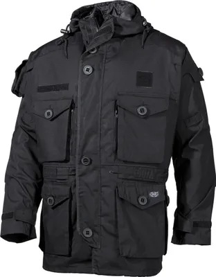 Produktbild von MFH HighDefence Kommandojacke, "Smock", Rip Stop, schwarz