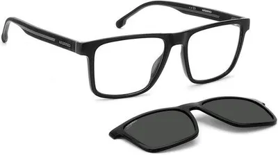 Produktbild von Sonnebrille - Herenzonnebrille - Schutz vor Sonnenlicht - Polyamid Rahmen - 55/17/145 - Grau-Schwarz