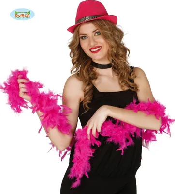 Produktbild von Federboa in pink fuchsia für Damen