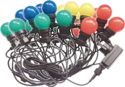 Produktbild von LED-Lampen für Lichterketten - DC:24V - IP44 - 600 Lumen - RGB+Gelb