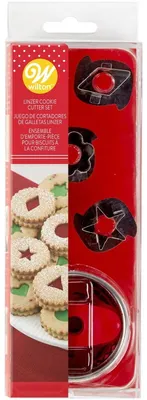 Produktbild von Wilton Ausstechformen Set/7 Weihnachten, Linzer Plätzchen Ausstecher