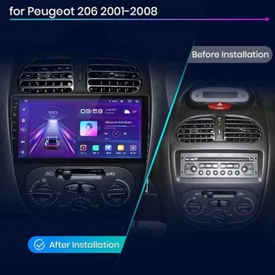 Image de Autoradio intégrée 2DIN - Compatible CarPlay et Android Auto sans fil - Système de navigation GPS - Connexion 4G