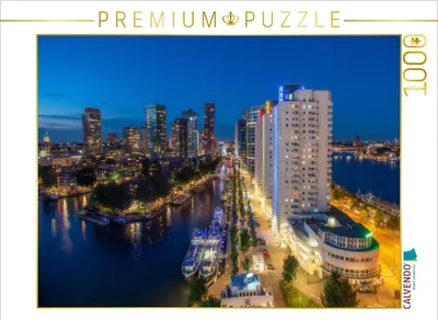 Produktbild von CALVENDO Puzzle Rotterdam City | 1000 Teile Lege-Größe 64x48cm Foto-Puzzle für glückliche Stunden