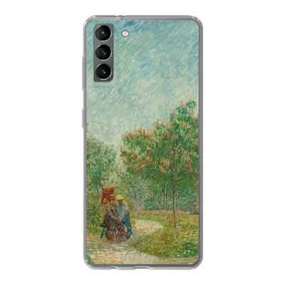 Produktbild von MuchoWow® Handyhülle Schutzhülle Hülle für Samsung Galaxy S21 Plus Garten mit Liebenden - Vincent van Gogh Silikon Softcase Handy Hülle - Handy-Tasche