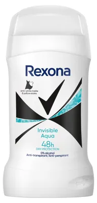 Produktbild von Rexona Invisible Aqua Antitranspirant Stick 50 ml