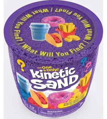 Produktbild von Kinetic Sand Surprise Snacks, Kinetischer Sand für Kinder, 3 Jahr(e), Mehrfarbig