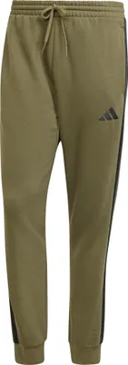 Produktbild von adidas Jogginghose Herren im 3 Streifen Design, Größe:M, Farbe:Oliv