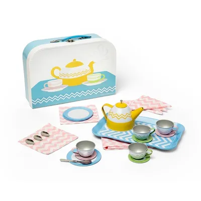 Obrázok produktu pre Bigjigs Toys Čajová súprava v kufríku