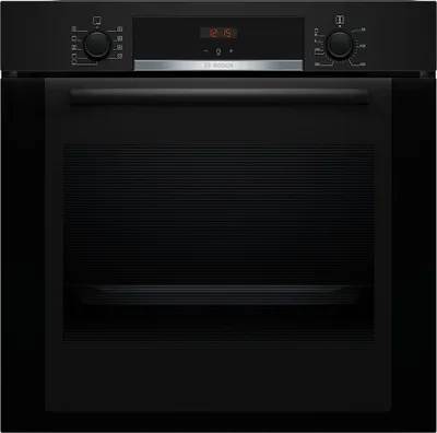 Bosch Serie 4 HBA334EB3, Medium, Elektrischer Ofen, 71 l, 3400 W, 71 l, Lüfterbetrieben