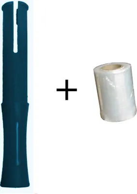 Produktbild von Mini Stretchfolie 100mm x 150m / 20my / incl. Abroller