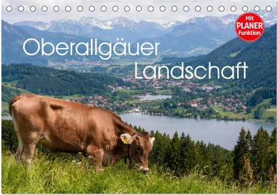 Produktbild von Oberallgäuer Landschaft (Tischkalender 2026 DIN A5 quer), CALVENDO Monatskalender