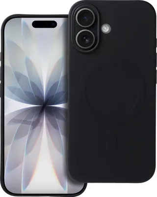 Produktbild von Case passend für iPhone 17 Silicone Mag Cover kompatibel mit MagSafe (big hole) black