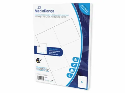 Image de Etiketten MediaRange weiß 105x99mm 300 Stück