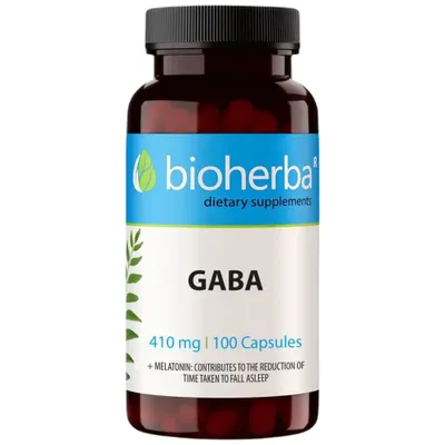 Image de Bioherba GABA 410 mg + mélatonine 1 mg