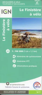 Immagine prodotto di Le Finistère à vélo 1:100 000