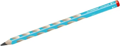 Produktbild von Ergonomischer Dreikant-Bleistift für Rechtshänder - STABILO EASYgraph in blau - 12er Pack - Härtegrad HB