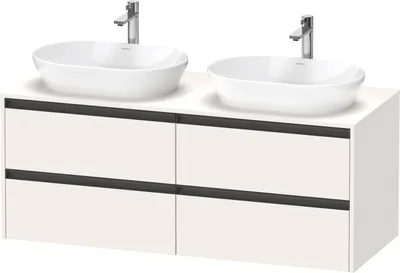 Produktbild von Duravit Ketho.2 Wastafelonderkast 140x55x56,8 cm Supermat Wit