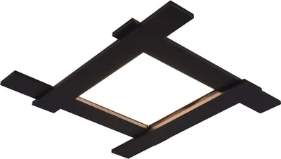 Produktbild von LED Deckenleuchte, Backlight, schwarz, L 59 cm