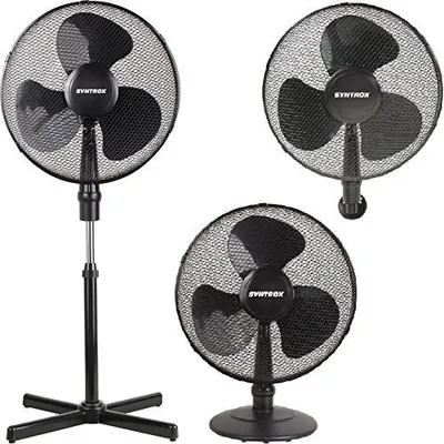Obrázek produktu pro podstavný ventilátor 3v1 | stolní ventilátor | nástěnný ventilátor Zelixa | nástěnný ventilátor