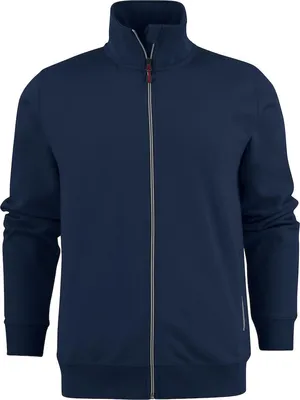 Produktbild von Sweatshirtjacke Javelin RSX, grau meliert, mit Kontrast-Reißverschluss, innen gebürstet, 280 g/m²