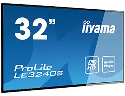 Obrázek produktu pro iiyama LE3240S-B3, Plochá digitální tabule, 80 cm (31.5"), LED, 1920 x 1080 px, 16/7