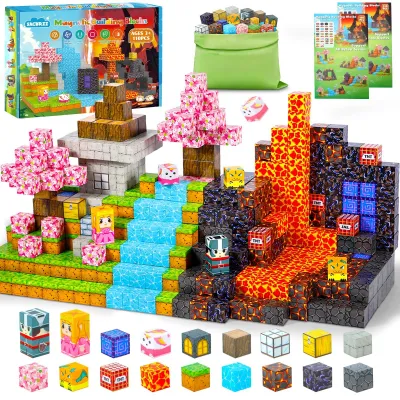 Immagine prodotto di Solidchoice - Set di 110 blocchi magnetici per bambini