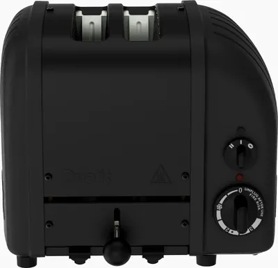 Image de Grille-pain 2 fentes 1200w full noir mat - Dualit - 27396 - newgen