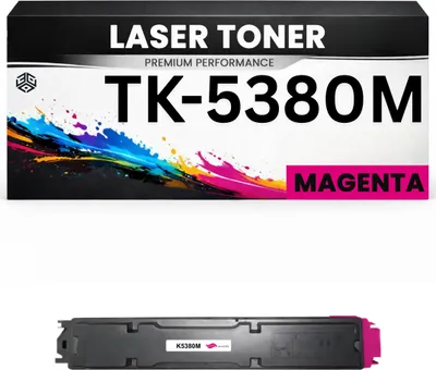 Produktbild von 2 x Toner TK-5380M Magenta für Kyocera TK5380M Premium Alternative für Kyocera PA4000CX, MA4000CIFX, MA4000CIX