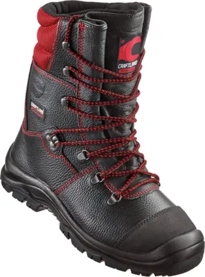 Zdjęcie produktu dla Craftland S2 *CEDAR* FORESTRY SNOKE BOOTS Buty robocze w dużych rozmiarach Czarny 35540 duże buty unisex