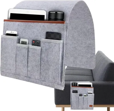 Produktbild von Rutschfester Sofa-Armlehnen-Organizer aus Stoff, 32,6 cm