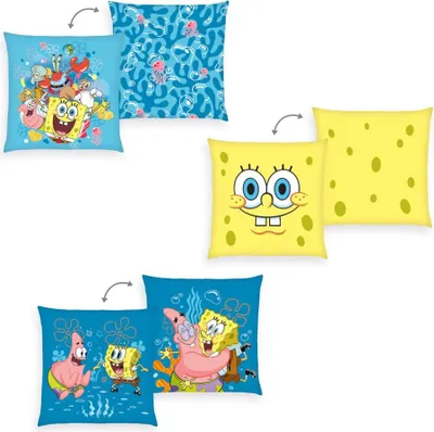 Produktbild von SpongeBob Schwammkopf Kissen 3er-Pack 40 cm