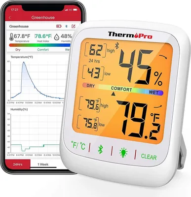 Produktbild von THERMOPRO Digital Thermometer TP359 (2 X AAA)