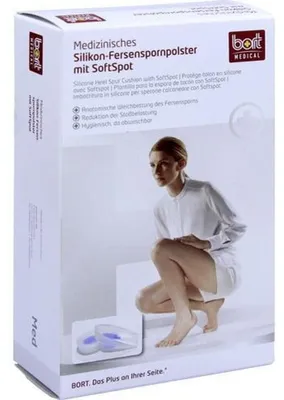 Zdjęcie produktu dla Podkładka pod piętę Bort Silkon z SoftSpot rozmiar M / 39-41