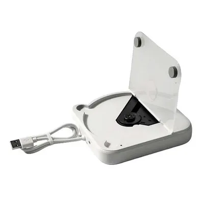 Produktbild von Externer Auto-CD-Player, Multifunktionaler CD-Player,USB-Anschluss ohne Klangqualitätsverlust, HiFi, Passend für verschiedene Automodelle, Weiß