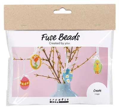 Produktbild von Creativ Company CC Mini Hobby Set Perlen Hängende Eierdekorationen