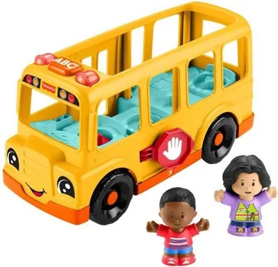 Obrázok produktu pre Fisher-Price Little People - Školský autobus - hudobné tlačné vozidlo HYT03