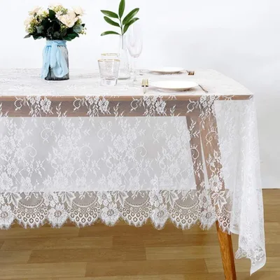 Produktbild von Omgoods – Tischdecke mit Rüschen für Hochzeiten und Feiern