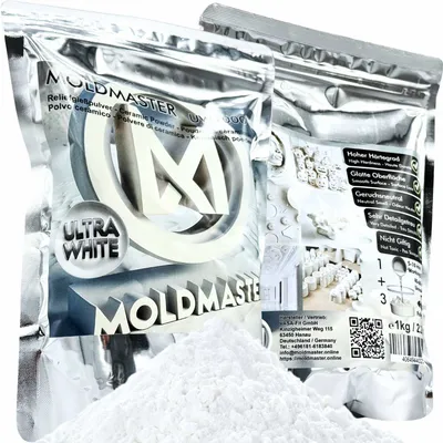 Produktbild von Dipoxy MoldMaster Gießpulver weiß Reliefgießpulver 5kg für Detailgetreue Reliefs, Kunst- und Bastelprojekte | Schnelltrocknend, Ungiftig, Vielseitig