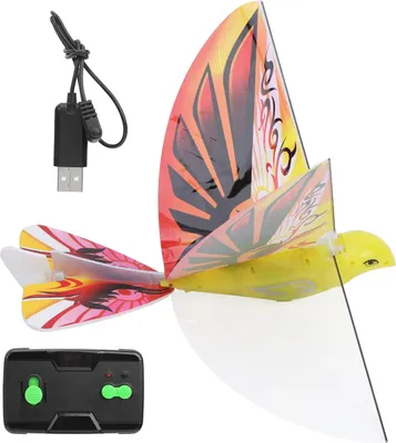 Obrázek produktu pro RC létající hračka ve tvaru ptáka, vysoce realistická simulace, dálkové ovládání 2,4 GHz, EBird, děti (oranžová)