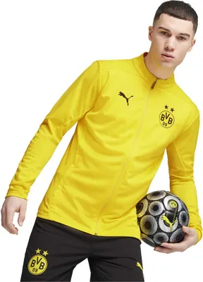 Produktbild von Puma Bvb Borussia Dortmund Reißverschlusspullover Gelb S Gelb S