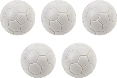 Produktbild von Sportime Kickerbälle-Set "Fußballdesign", Weiß