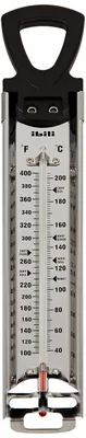 Digitales Zuckerthermometer, Edelstahl, 30x10x2 cm, silber/schwarz