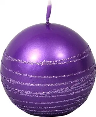 Image de Bougie ANDROMEDA KOULE Noël d6cm