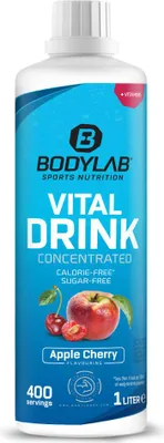Produktbild von BODYLAB Vital Zero Drink - 1000ml - Apple Cherry