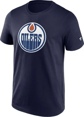 Produktbild von Fanatics - NHL Edmonton Oilers Primary Logo Graphic T-Shirt : Blau M Farbe: Blau Größe: M