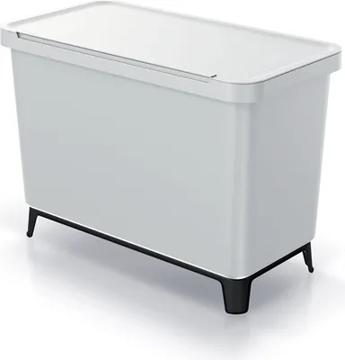 Image de Keden SYSTEMA Poubelle avec séparateurs 3x10 L gris cendré