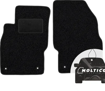 Image de moto-MOLTICO Tapis de sol avant en velours noir pour Opel Adam 2012-2019, Corsa D 2006-2015
