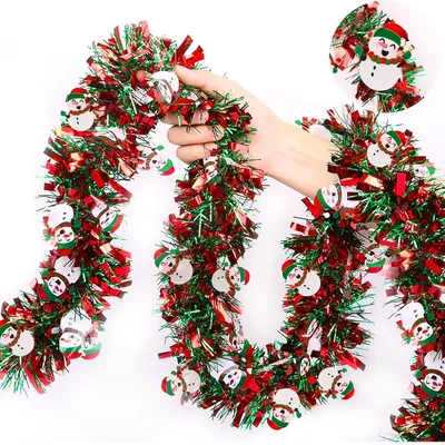 Produktbild von Weihnachtsgirlande Tannengirlande 2 Stück 2m für Innen & Außen Dekoration