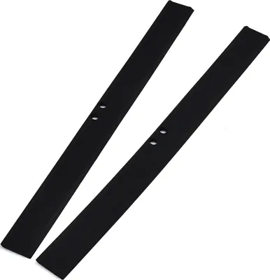 Produktbild von 2 Stücke Gummilippe 25cm Silikon Abziehlippe für Glasflächen, gegen Streifen und Schlieren,Fensterabzieher Ersatzgummi für Duschabzieher Ersatzlippe Abzieher,Fensterwischer,Dusch -Schwarz